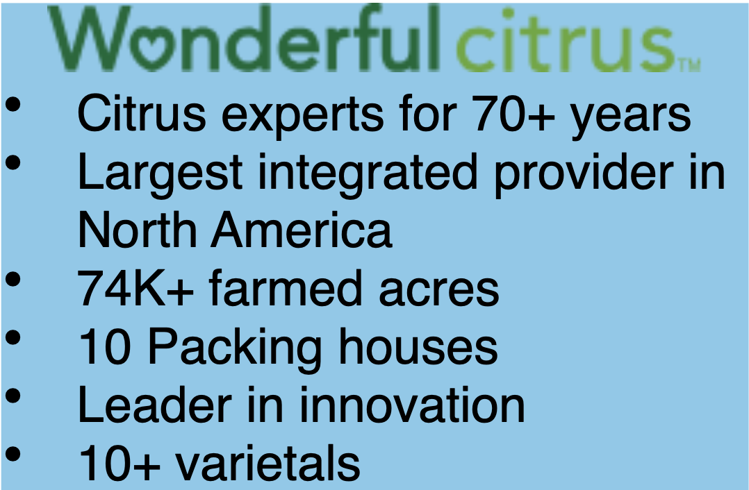 wonderful citrus experts